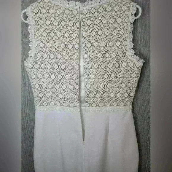 Ivanka Trump Ivy dress with lacey top. Size unknown 100%polyester. - Picture 7 of 9